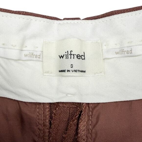 Aritzia Wilfred The Effortless Linen Short In Mocha Sorbet Size 0 - Picture 3 of 6